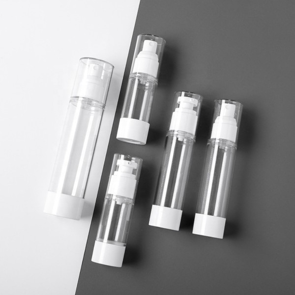 真空旋转泵瓶供应商-15ml 30ml 50ml化妆品乳液面霜塑料瓶
