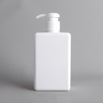 乳液泵瓶工厂-8oz 250ml方形PETG PP塑料皂液洗发水分配器