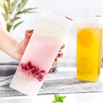 奶茶瓶生产商-300ml-500ml PET塑料冷泡咖啡方形果汁冰沙