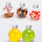 球形瓶生产商-50ml-100ml PET塑料球形圣诞树装饰品