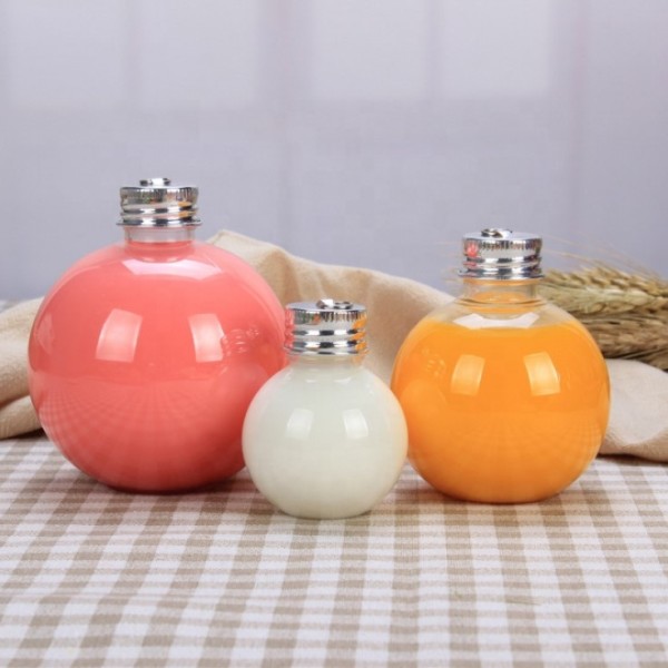 球形瓶生产商-50ml-100ml PET塑料球形圣诞树装饰品