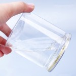 化妆品面霜罐供应商-150ml-300ml透明PET塑料化妆品面霜罐带盖