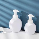 泡沫瓶供应商-300ml 500ml PET白色空化妆品塑料扁平泡沫泵