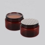 化妆品面霜罐生产商-100g-150g 3oz-5oz PET塑料广口美容容器