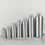 金属包装瓶生产商-300ml-500ml空铝制化妆品饮用水乳液瓶