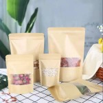 Kraft Paper Bag Factory - Wholesale Custom Kraft Ziplock Paper Bag with Logo for Food