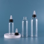 子弹形瓶生产商-30ml-500ml PET透明护发油调味品蜂蜜挤压瓶