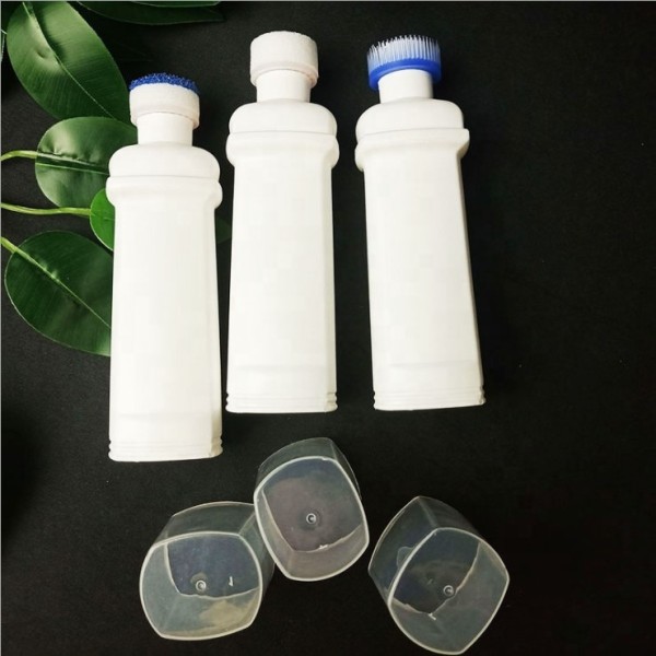 鞋油瓶工厂-75ml 100ml空塑料瓶用于鞋油带海绵