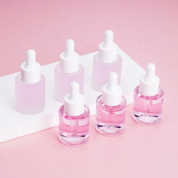 空滴管瓶工厂-20ml 0.6oz圆形圆柱体化妆品精华精油
