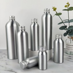 Metal Packaging Bottle Manufacturer - 300ml-500ml Empty Aluminum Cosmetic Water Drinking Lotion