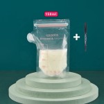 母乳存储袋工厂-200ML/7OZ无BPA防漏婴儿食品自立袋