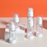 真空泵瓶供应商-15ml-100ml空AS塑料化妆品精华乳液喷雾瓶