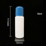 HDPE涂抹瓶供应商-30ml-60ml中国供应商白色涂抹瓶带海绵盖