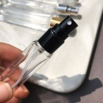 精油瓶工厂-10ml迷你圆形方形复古透明可再灌装香水瓶