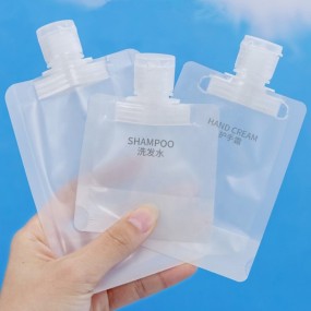 Spout Pouch Manufacturer - Custom Size Flip-Top Spout Bags Liquid Cosmetic Dispensing Travel