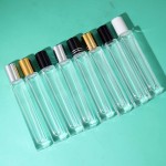 香水滚珠瓶生产商-10ml透明清亮长管豪华精油瓶