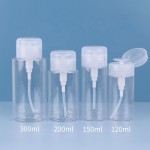 泵分配器瓶生产商-120ml-300ml透明液体化妆品爽肤水卸妆液瓶