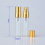礼品盒香水瓶供应商-3ml-10ml透明喷雾玻璃香水瓶小瓶带盒