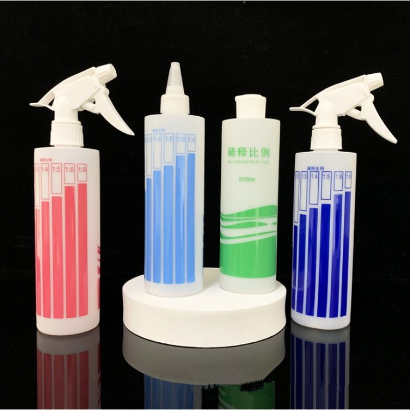 Plastic Spray Bottle Supplier - Wholesale Factory Home Furnishing Cleaning Ratio Dilution Bottle