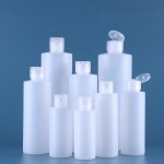 挤压瓶供应商-200ml HDPE塑料乳液瓶带翻盖螺旋盖