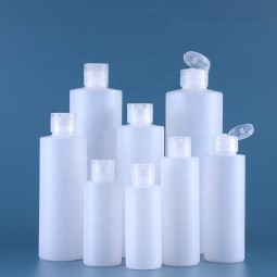 挤压瓶供应商-200ml HDPE塑料乳液瓶带翻盖螺旋盖