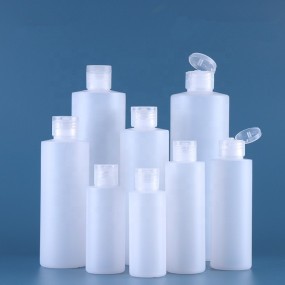 Squeeze Bottle Supplier - 200ml HDPE Plastic Lotion Bottle with Flip Top Screw Cap