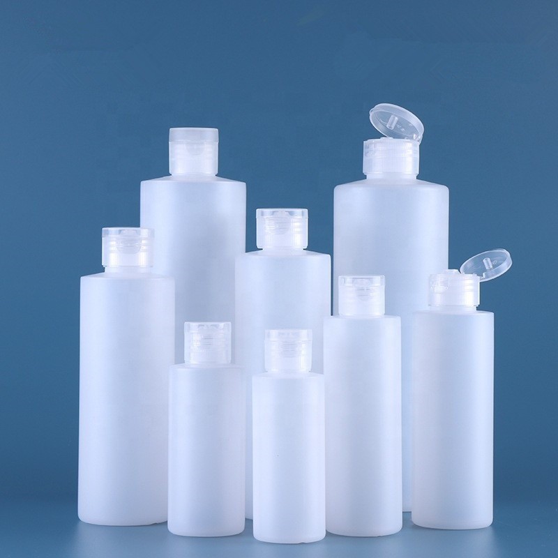Squeeze Bottle Supplier - 200ml HDPE Plastic Lotion Bottle with Flip Top Screw Cap