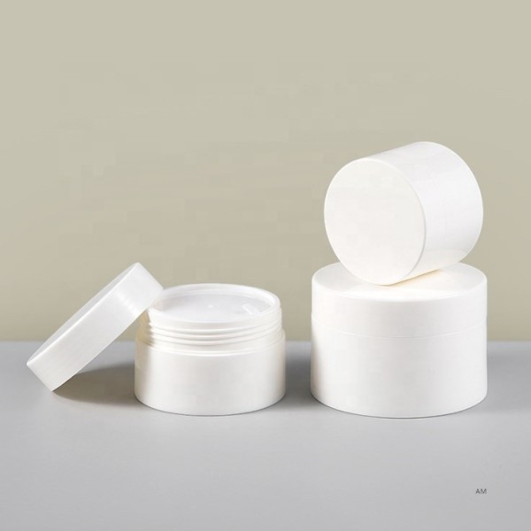 化妆品面霜罐供应商-30g-120g 1oz-4oz PP塑料双层壁护肤品容器