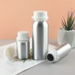 化妆品铝瓶供应商-120ml 4OZ空金属化妆品护肤品精油瓶