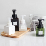 泡沫泵瓶工厂-250ml方形化妆品包装泡沫皂液分配器