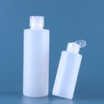 挤压瓶供应商-200ml HDPE塑料乳液瓶带翻盖螺旋盖