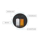 定制洗发水瓶工厂-300ml空塑料化妆品乳液瓶带泵
