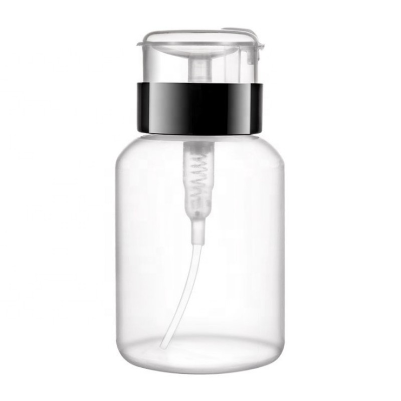 Toner Dispenser Bottle Supplier - 250ml Empty Facial Toner Press Push Down Nail Polish Remover