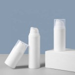 真空泵瓶供应商-15ml 30ml 50ml白色空PP塑料化妆品容器