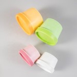 化妆品塑料罐生产商-50ml-200ml磨砂黑色粉色绿色PP锥形罐