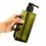 乳液泵瓶工厂-100ml-650ml方形定制PETG化妆品塑料泵瓶