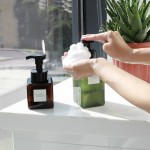 泡沫泵瓶供应商-250ml-650ml PETG方形泡沫皂液分配器