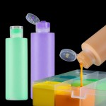挤压瓶供应商-200ml HDPE塑料乳液瓶带翻盖螺旋盖