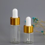 化妆品滴管瓶供应商-5ml 10ml薄玻璃透明精油滴管瓶