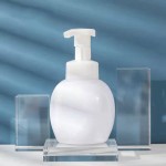 泡沫瓶供应商-300ml 500ml PET白色空化妆品塑料扁平泡沫泵