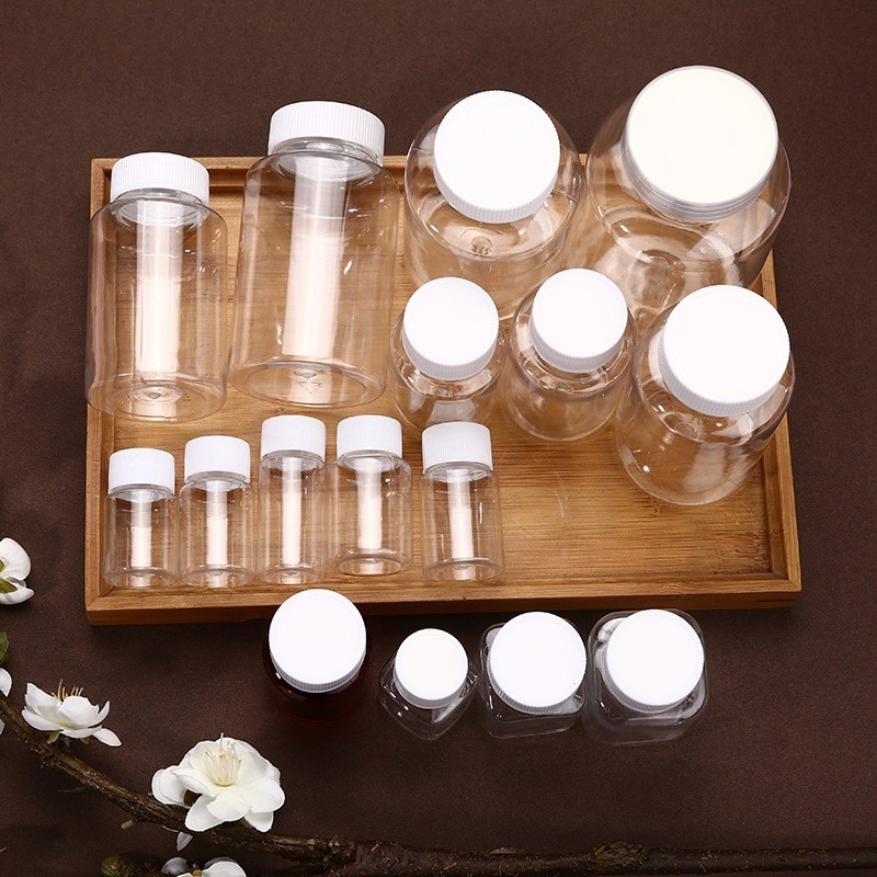 Medicine Bottle Supplier - 100cc-200cc PET HDPE Transparent Empty Pill Capsule Container