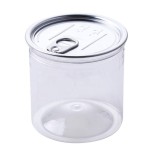 化妆品面霜罐供应商-150ml-300ml透明PET塑料化妆品面霜罐带盖