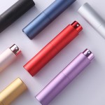 旅行喷雾器瓶工厂-10ml铝制旋拧可再灌装香水喷雾器