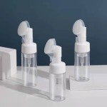 洗面奶瓶工厂-100ml-200ml乳液泡沫慕斯塑料乳液瓶带刷