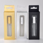 带盒香水瓶生产商-定制标识彩色纸包装5ml 10ml空瓶