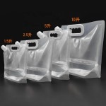 牛奶喷口袋生产商-2L-10L塑料母乳液体喷口袋初乳存储