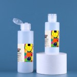 挤压瓶供应商-200ml HDPE塑料乳液瓶带翻盖螺旋盖