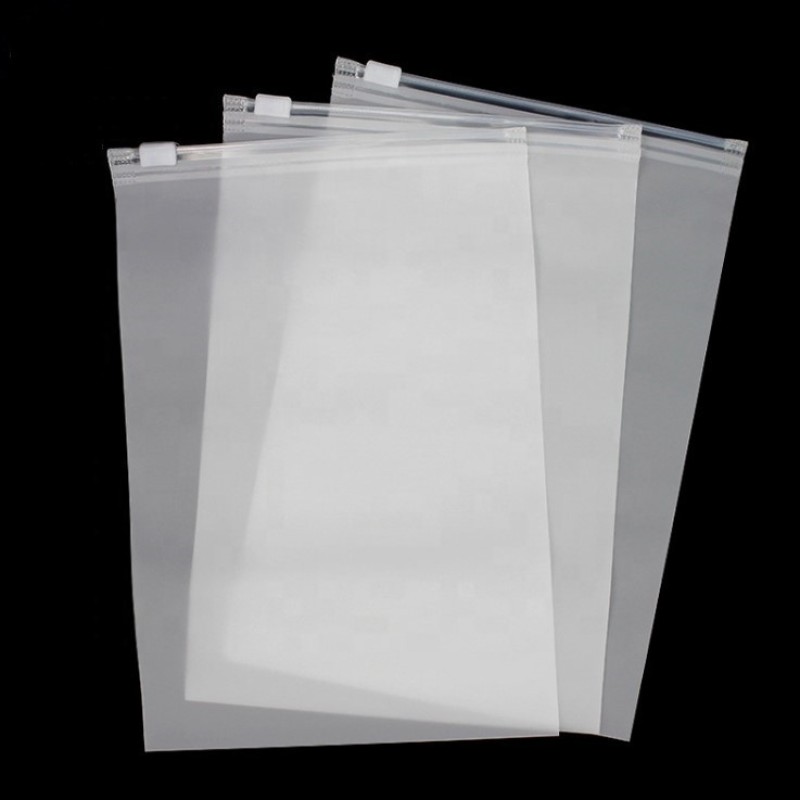 Resealable Ziplock Bag Factory - 2535cm Eco Friendly Zipper Clothes Packaging Matte Frosted Bag