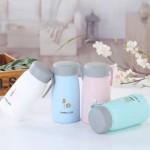 Glass Drink Bottle Supplier - Wholesale 360ml Cute Advertising Gift Glass Bottle Kids Drinking
