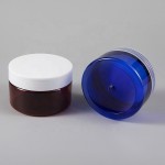 化妆品面霜罐生产商-100g-150g 3oz-5oz PET塑料广口美容容器